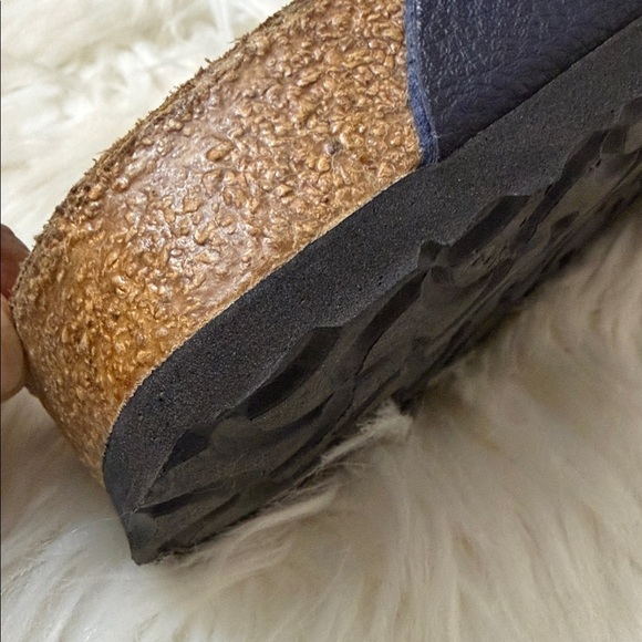 Birkenstock Dark Blue Leather Footwear - Picture 11 of 14